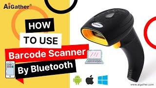 How to connect Bluetooth wireless barcode scanner with mobile phone