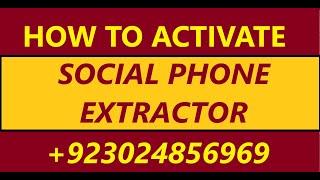Extract Phone Numbers | Activate Social Phone Extractor | Reseller Panel Review
