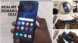 Realme U1 -Durability test- Drop test, Bend test, Screen test, Scratch test, Water test, Flame test