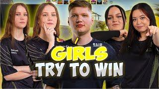 S1MPLE plays with Nip girls | CSGO MOMENTS