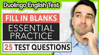 Fill in the Blanks Practice & Tips - Duolingo English Test Practice Lesson