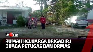 Kediaman Keluarga Brigadir Nofriansyah Yosua Hutabarat Mendapat Penjagaan Ketat Petugas dan Ormas