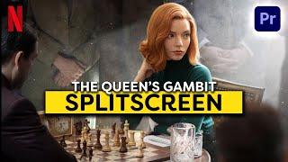 How to Create SPLITSCREEN like The Queen's Gambit (Premiere Pro Tutorial)