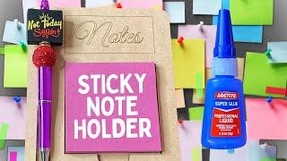 ️ Glowforge DIY Watch Me Work: Let's Make A Sticky Note Holder