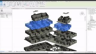 Gestire le viste 3D con lo strumento "Spostamento Livelli" di Powerpack per Revit