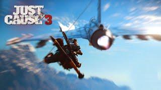 EPIC JET STUNTS! - (Just Cause 3 Funny Moments)
