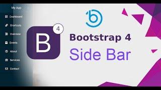 Bootstrap 4 Sidebar Menu Responsive with Sub menu | Create Responsive Side Navigation | CodeBox