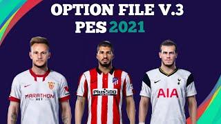 OPTION FILE V.3 PES 2021 | PS4