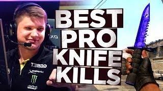 CS:GO - BEST PRO KNIFE KILLS ft. s1mple, stewie2k, JW&MORE!