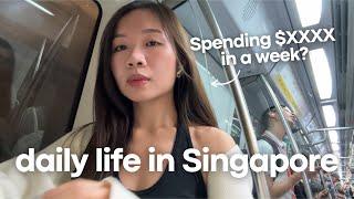 Life in Singapore  What I Spend in a Week ‍ Office Worker outside CBD