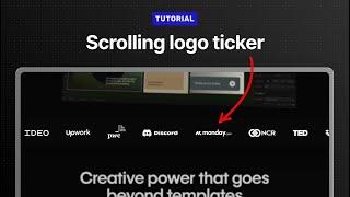 How to create an infinite scrolling logo carousel (super easy!)