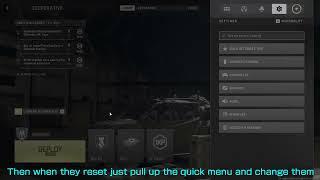 Modern Warfare 2 workaround for Resetting Keybinds