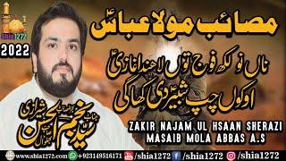 Zakir Najam Ul Hassan Sherazi 2022 | Masaib Mola Abbas a.s | Nahi 9 Lakh Fooj Toh Lanhda Ghazi a.s