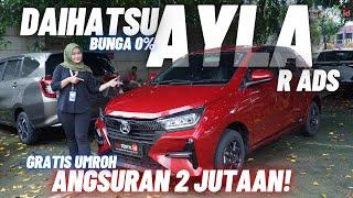 Daihatsu Nekat Turun Harga⁉️Review Daihatsu Ayla 1.2 Type R ADS Terbaru 2025