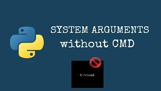 How to pass System arguments without using CMD in Python