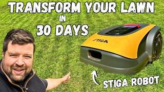 This STIGA A1500 Robot Mower Transformed MY Lawn in 30 Days! No Wires - Full Review