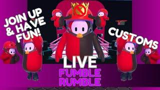 FALL GUYS LIVE | 'FUMBLE RUMBLE' | CUSTOM LOBBIES | LIVE STREAM (PS4) #fallguys