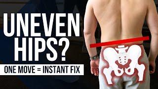 Fix Uneven Hip with One Simple Exercise!