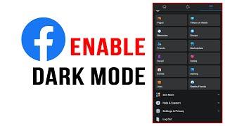 Enable Dark mode Facebook App - Android devices || SP3 TUT