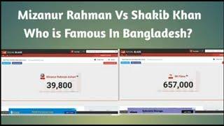 Mizanur rahman azhari vs Shakib khan youtube Subscriber Battle