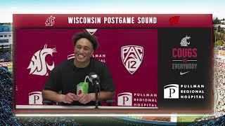 WSU Football: Ron Stone Jr. Wisconsin Postgame 9/9/23