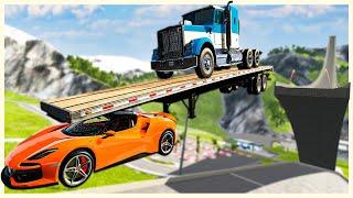 Doing the Craziest Car Stunts in BeamNG Drive