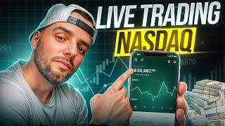 Live Nasdaq Trading: Pre-Market Strategy & Trading   | Futures Trading Ep 56