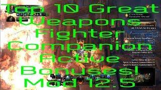 Top 10 Companion Active Bonuses: Great Weapons Fighter! Neverwinter - Mod 12.5