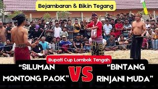 Peresean terbaru SILUMAN MONTONG PAOK vs BINTANG RINJANI MUDA|Peresean Bupati Cup 2024 Lombok Tengah