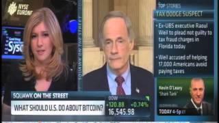 Senator Carper Talks Bitcoin with CNBC's Sarah Eisen