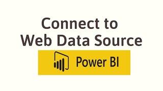 Connect to a web data source in Power BI |  Get started with Power BI Desktop