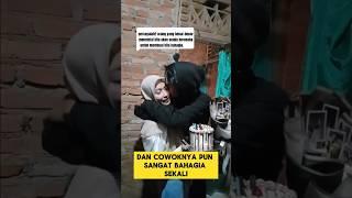 ketika pacar kaget saat cewek nya kasih surprise ulang tahun ‼️ #surprise #ulangtahun #pacaran #haru