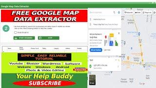 Free Google Map Data Extractor || WhatsApp Marketing Software || Your Help Buddy