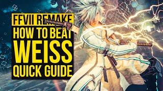 ► Final Fantasy VII Remake How To Beat Weiss Easy, Quick and Detailed Guide