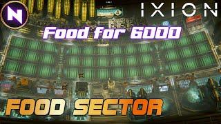 Perfect FOOD SECTOR; Early to Late game; Feeds 6000 People (No Spoilers!) | IXION | Tutorial/Guide