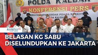 Polisi Gagalkan Penyelundupan 18,9 Kg Sabu asal Malaysia dari Pontianak ke Jakarta