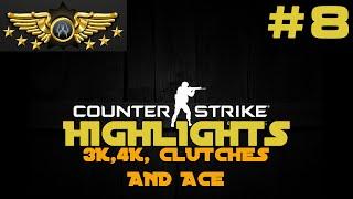 [CS:GO] Highlights #8 - Kazual 3K, 4K, Clutches and ACE ~ !