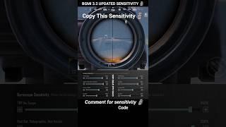  BGMI Scope Setting 2x 3x 4x 6x 8x | New Best Sensitivity Settings | No Recoil #shorts #bgmi #viral