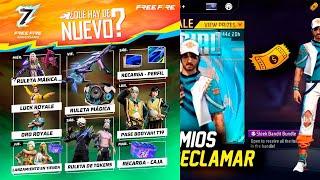 NUEVA AGENDA SEMANAL DE FREE FIRE NUEVA LUCK ROYALE DE ORO PASE BOOYAH! DE JULIO