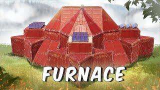 The FURNACE - 1x1 - Big Furnace - 3xBunkered  - 50+ Rockets / Rust Base Design