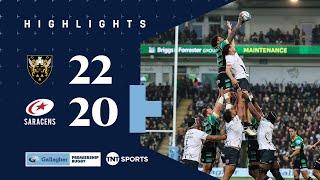 SAINTS SECURE FINALS  | Northampton Saints 22-20 Saracens | Gallagher Premiership Rugby Highlights