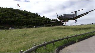 INSANE!! LOW LANDING!! PC12 At St Barts! (MUST SEE!!!)(MUST SEE!!!)