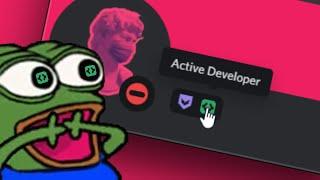 How To Get The ACTIVE DEVELOPER BADGE On Discord | 2024 Updated
