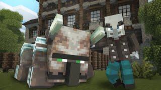 How to train Ravager - Illager Family | Minecraft Animation