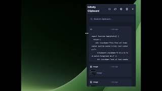 Infinity Clipboard v0.1.0 Showcase