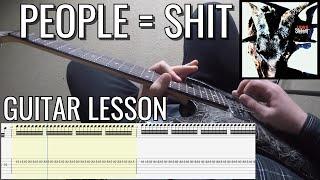 Slipknot - People = Shit PoV Guitar Lesson/Cover