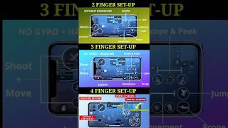 2,3,4 - FINGER CLAM SET-UP CONTROL SETTING  #pubg #shorts #bgmi #setup #foryou #trending #ytshorts