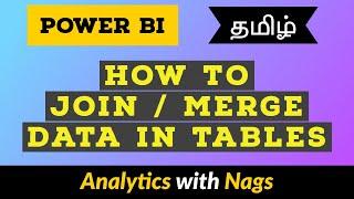 How to Join tables in Power BI Merge in Power BI in Tamil (22/100)