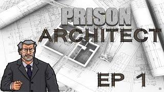 Prison Architect Первые шаги, планирование тюрьмы #1