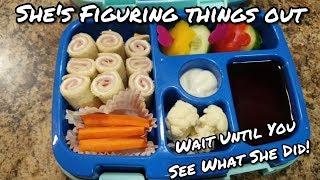 Kid School Lunches - What She Ate - School Lunches - Bento box style - week 20